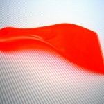 Red/orange ice scrapper